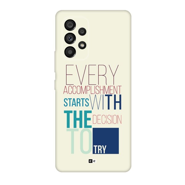 Decision To Try Back Case for Galaxy A53 5G