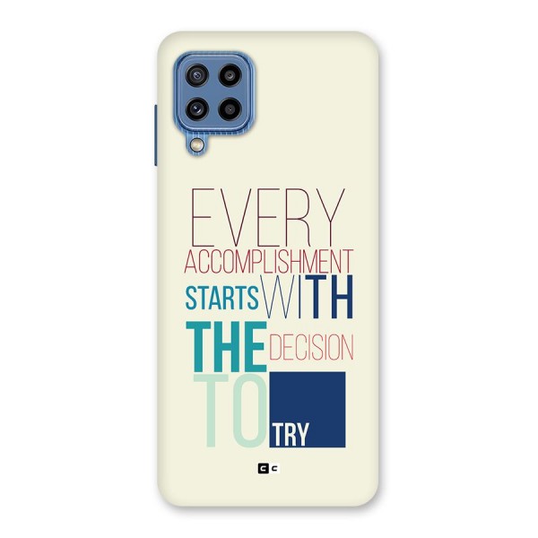 Decision To Try Back Case for Galaxy M32