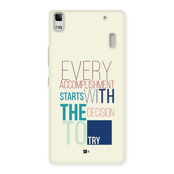 Decision To Try Back Case for Lenovo K3 Note