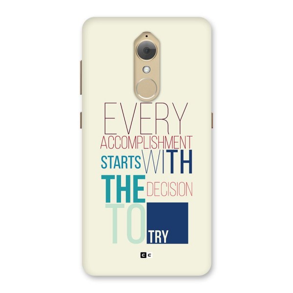 Decision To Try Back Case for Lenovo K8