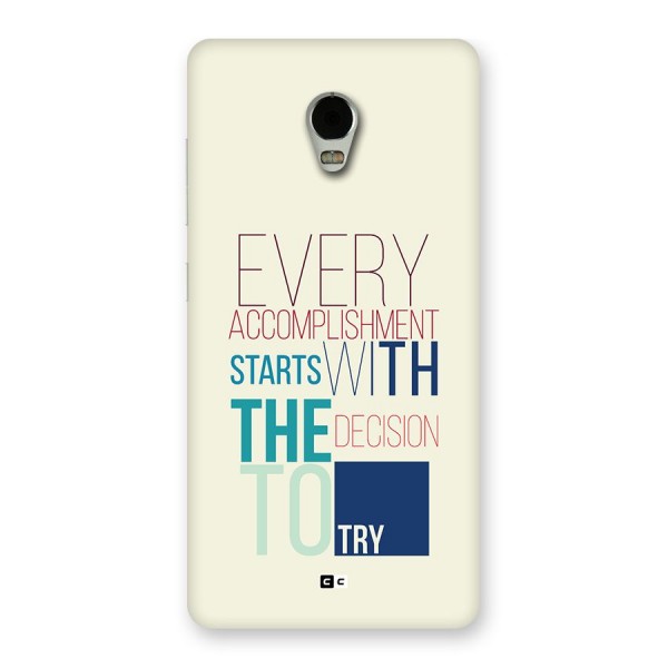 Decision To Try Back Case for Lenovo Vibe P1