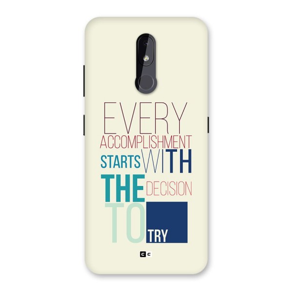 Decision To Try Back Case for Nokia 3.2