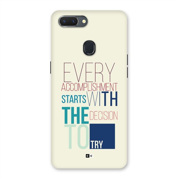Decision To Try Back Case for Realme 2