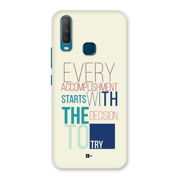 Decision To Try Back Case for Vivo Y11