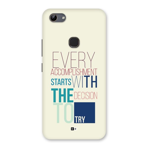 Decision To Try Back Case for Vivo Y81