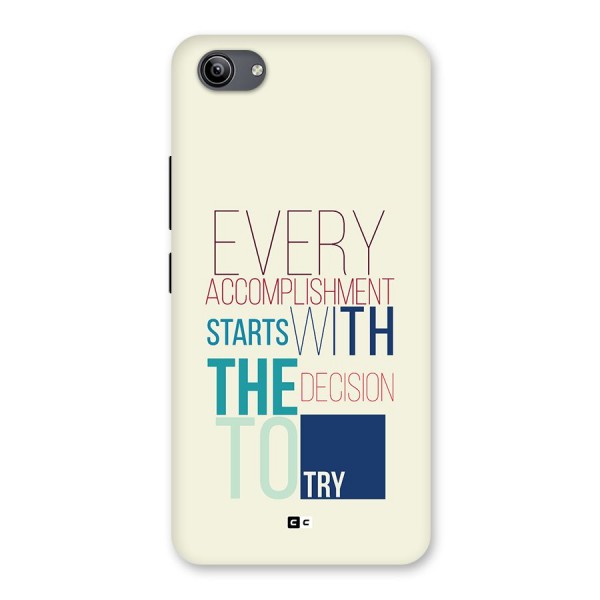 Decision To Try Back Case for Vivo Y81i