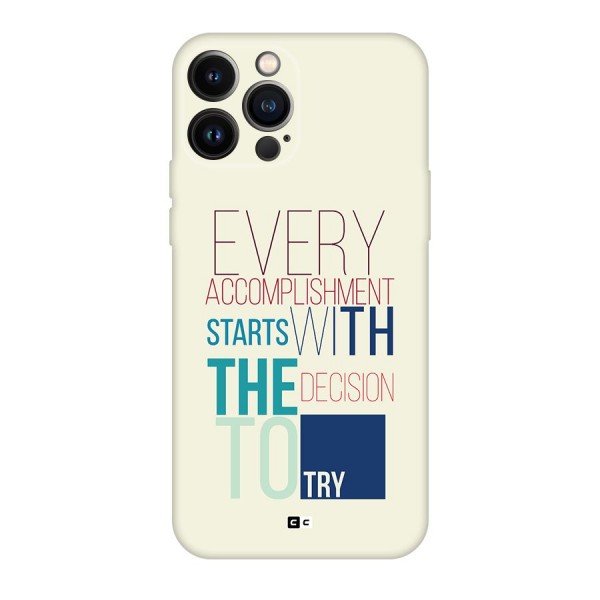 Decision To Try Back Case for iPhone 13 Pro Max
