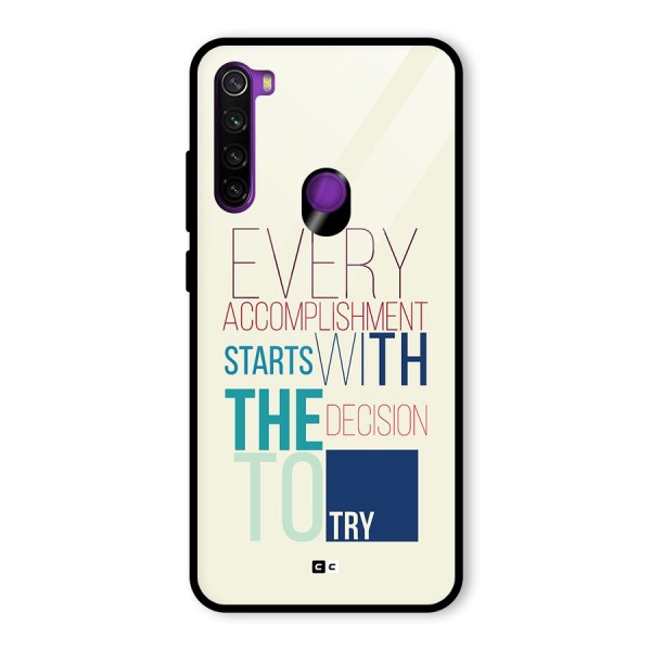 Decision To Try Glass Back Case for Redmi Note 8