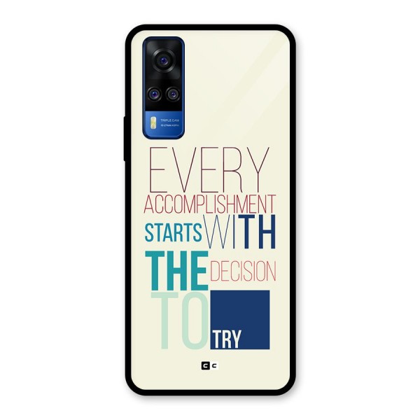 Decision To Try Glass Back Case for Vivo Y51A