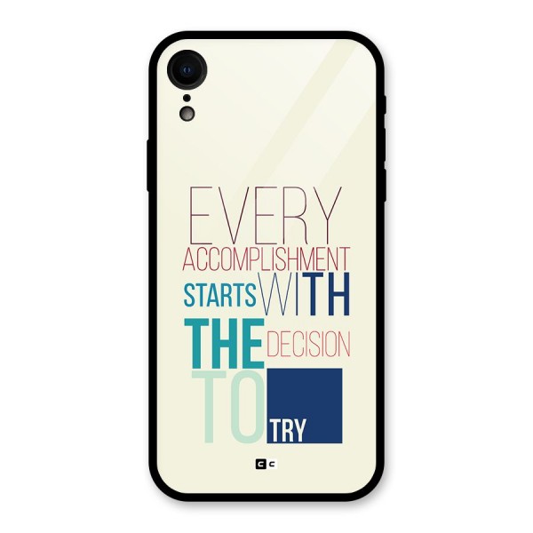 Decision To Try Glass Back Case for iPhone XR