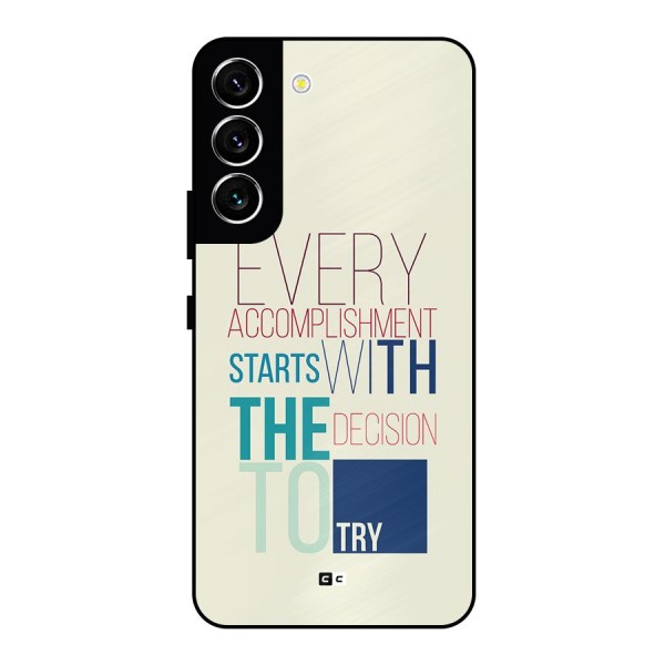 Decision To Try Metal Back Case for Galaxy S22 5G