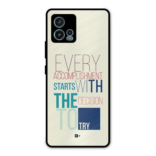 Decision To Try Metal Back Case for Moto G72
