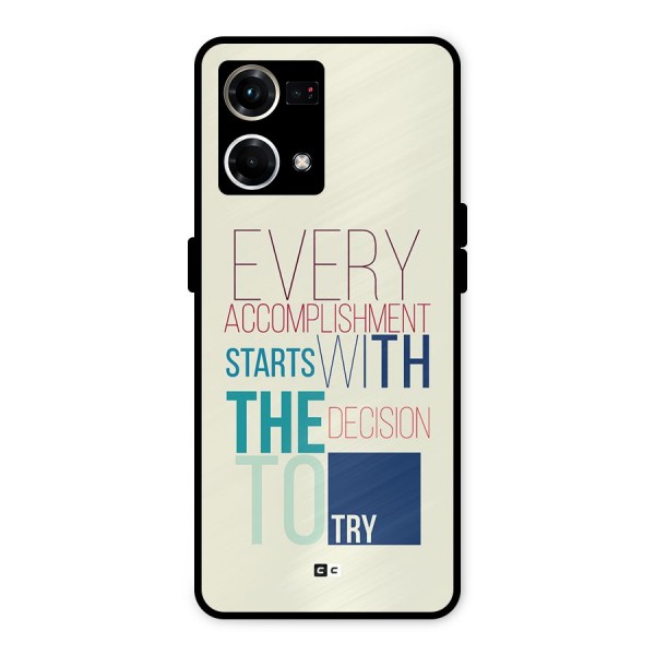 Decision To Try Metal Back Case for Oppo F21s Pro 4G