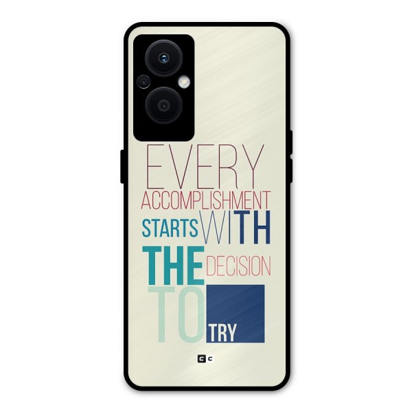 Decision To Try Metal Back Case for Oppo F21s Pro 5G