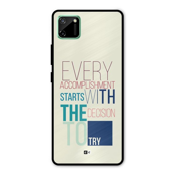 Decision To Try Metal Back Case for Realme C11