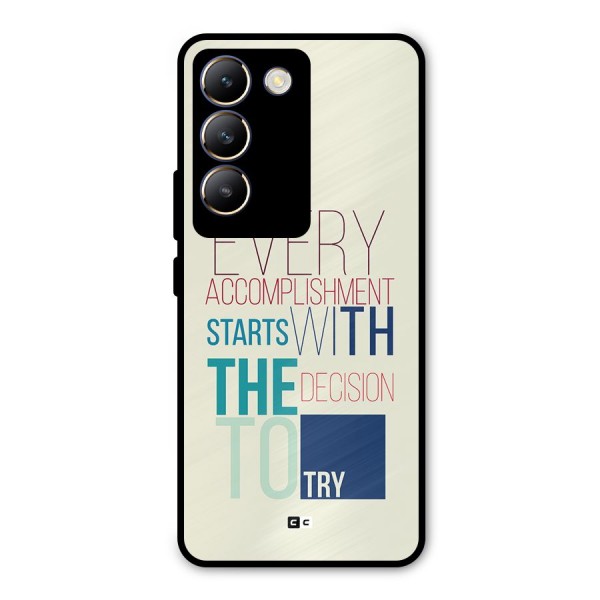 Decision To Try Metal Back Case for Vivo Y200e