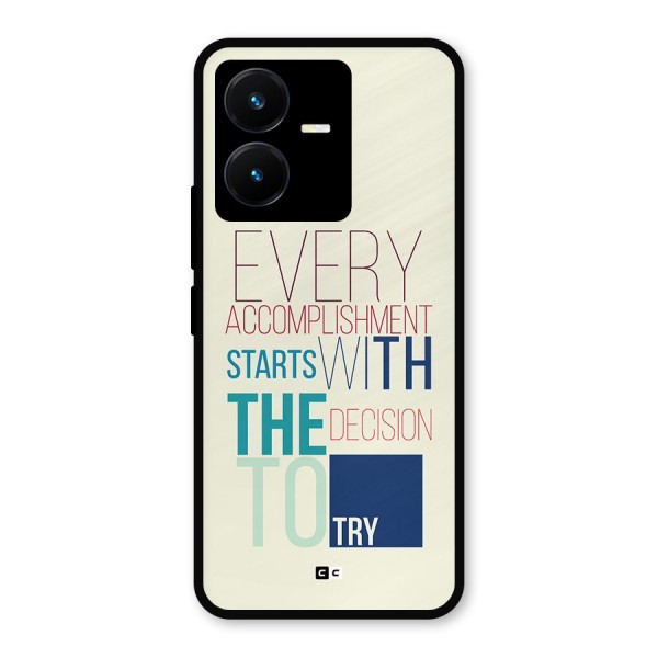 Decision To Try Metal Back Case for Vivo Y22
