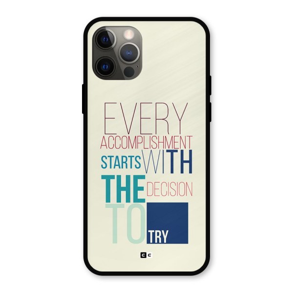 Decision To Try Metal Back Case for iPhone 12 Pro