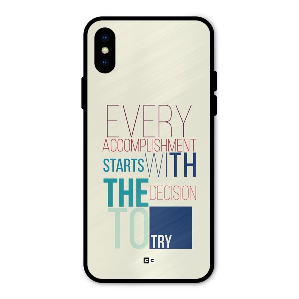 Decision To Try Metal Back Case for iPhone XS