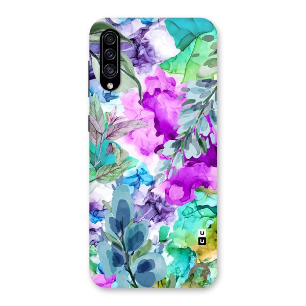 Decorative Florals Printed Back Case for Galaxy A30s