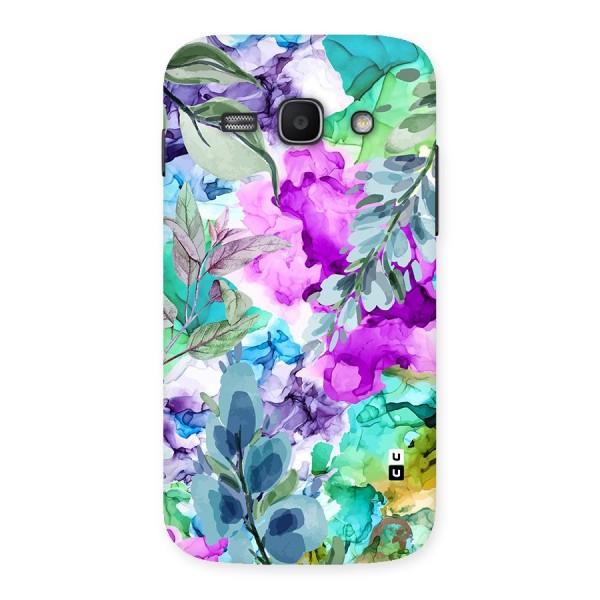 Decorative Florals Printed Back Case for Galaxy Ace 3