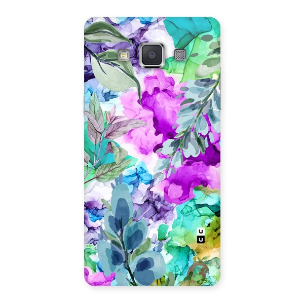 Decorative Florals Printed Back Case for Galaxy Grand 3