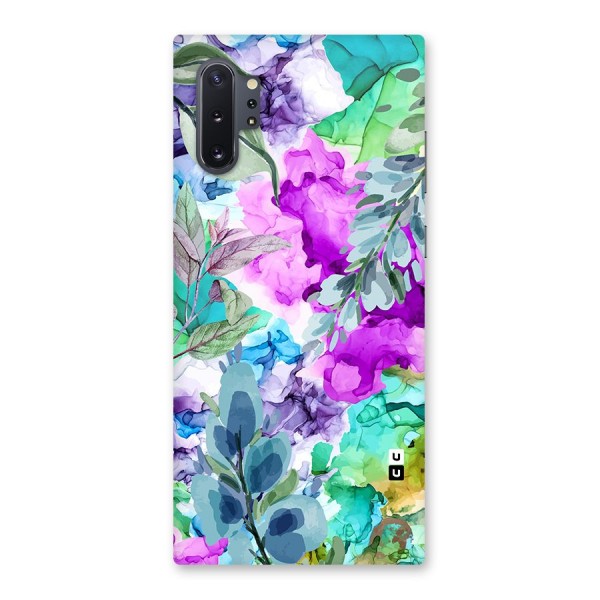 Decorative Florals Printed Back Case for Galaxy Note 10 Plus