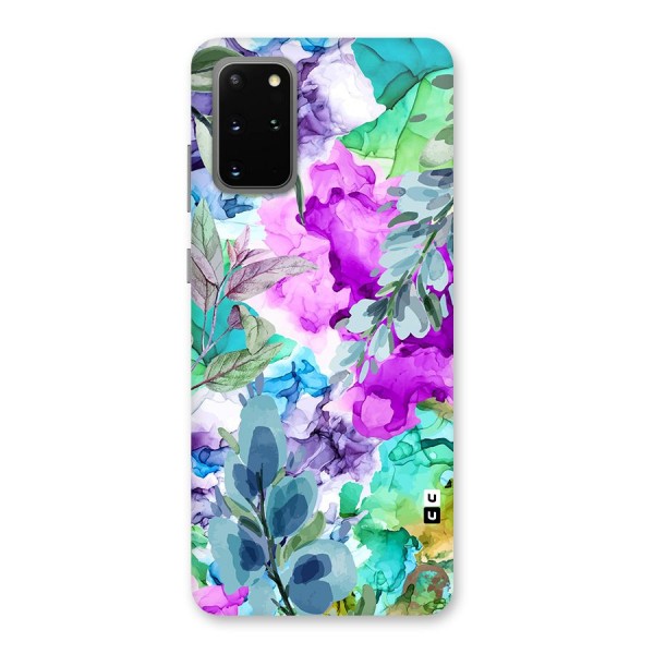 Decorative Florals Printed Back Case for Galaxy S20 Plus