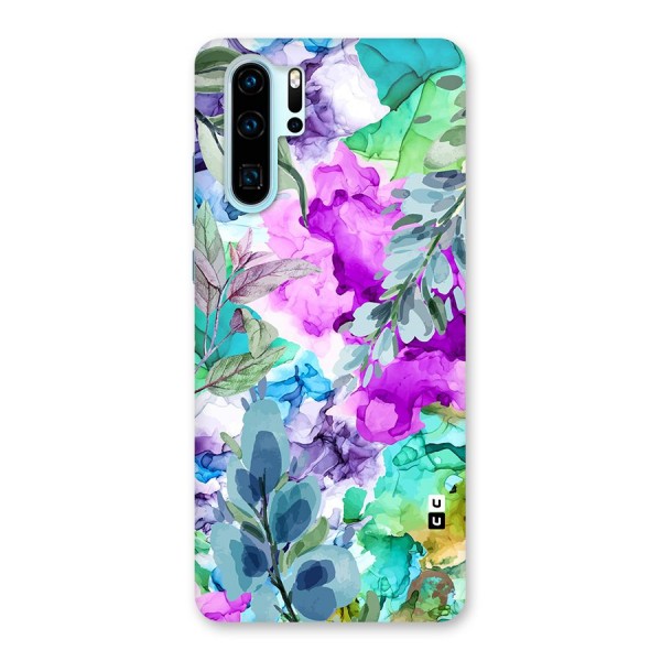 Decorative Florals Printed Back Case for Huawei P30 Pro