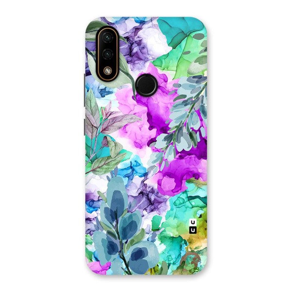 Decorative Florals Printed Back Case for Lenovo A6 Note