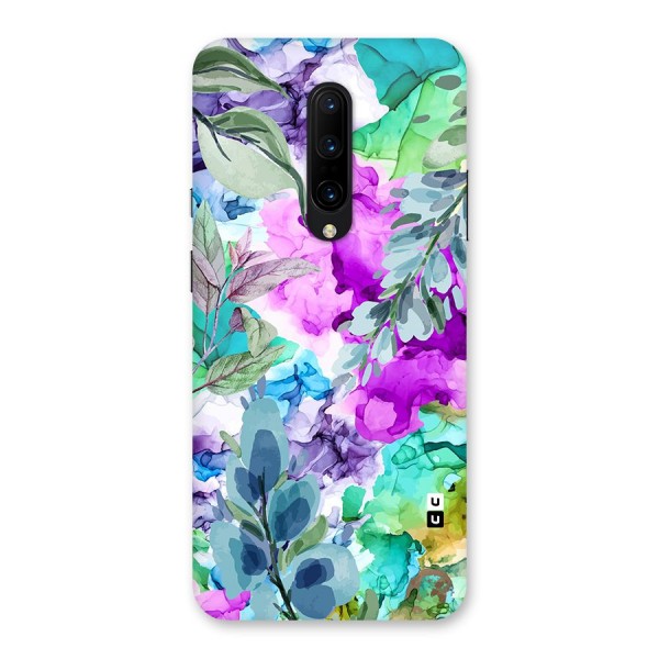 Decorative Florals Printed Back Case for OnePlus 7 Pro
