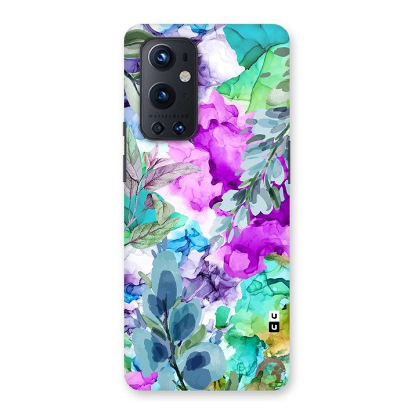 Decorative Florals Printed Back Case for OnePlus 9 Pro