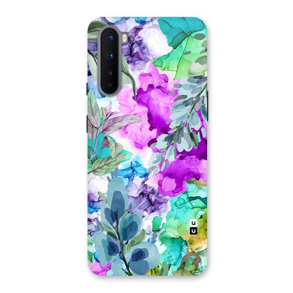 Decorative Florals Printed Back Case for OnePlus Nord