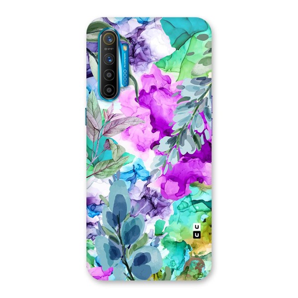 Decorative Florals Printed Back Case for Realme XT