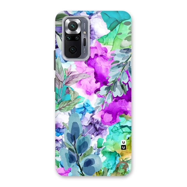 Decorative Florals Printed Back Case for Redmi Note 10 Pro