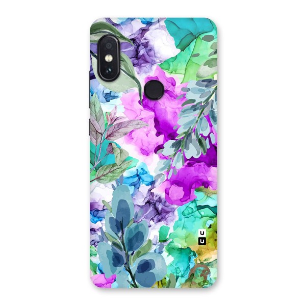 Decorative Florals Printed Back Case for Redmi Note 5 Pro