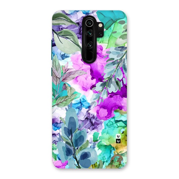 Decorative Florals Printed Back Case for Redmi Note 8 Pro