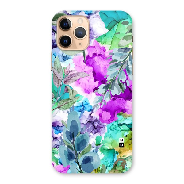 Decorative Florals Printed Back Case for iPhone 11 Pro