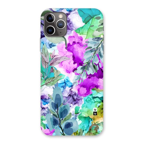 Decorative Florals Printed Back Case for iPhone 11 Pro Max