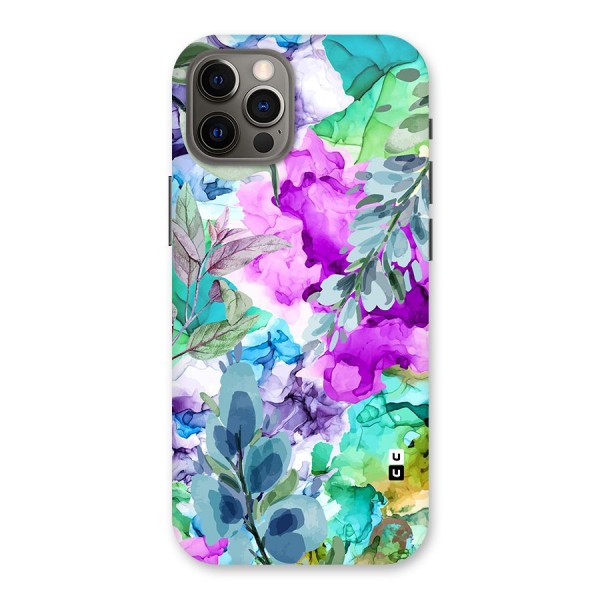 Decorative Florals Printed Back Case for iPhone 12 Pro