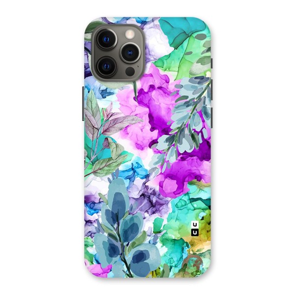 Decorative Florals Printed Back Case for iPhone 12 Pro Max