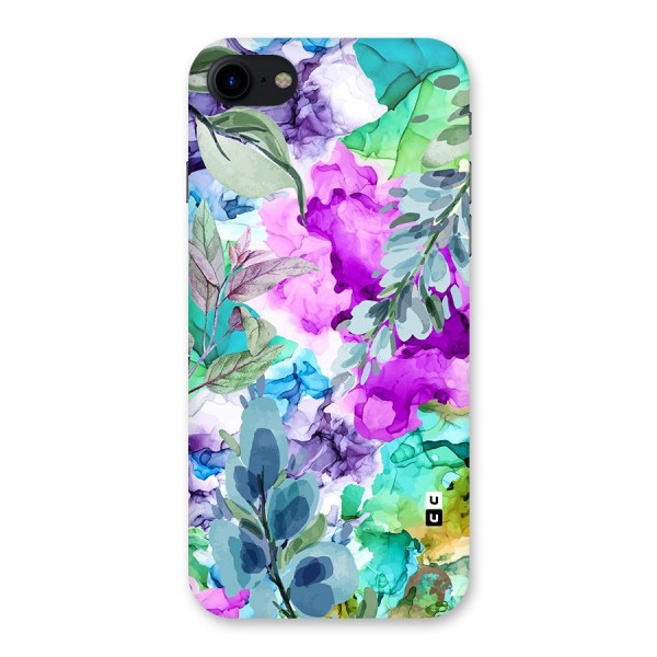 Decorative Florals Printed Back Case for iPhone SE 2020