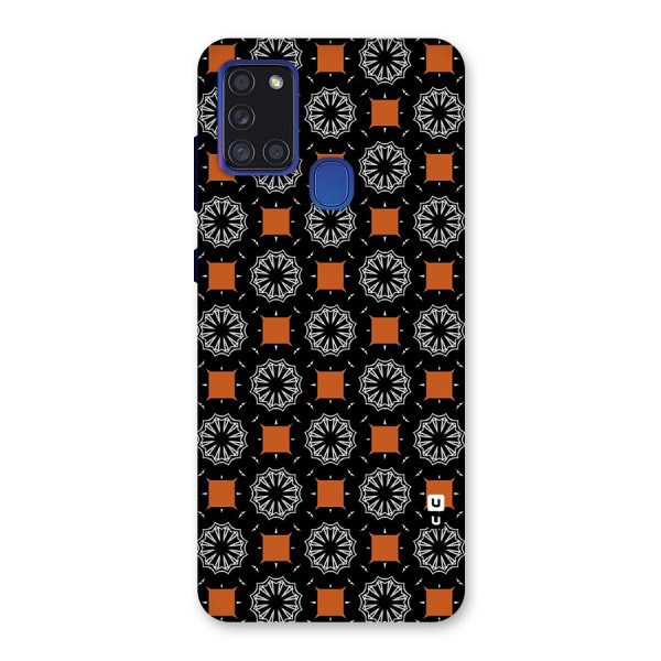 Decorative Wrapping Pattern Back Case for Galaxy A21s
