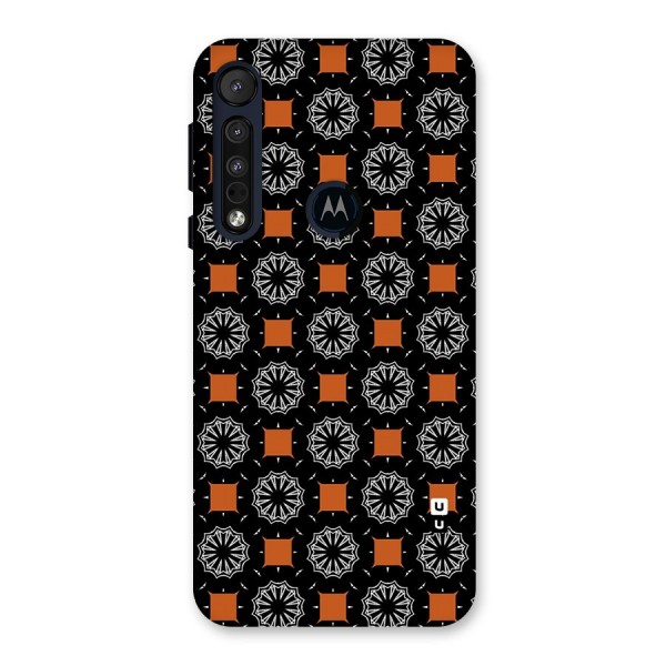 Decorative Wrapping Pattern Back Case for Motorola One Macro