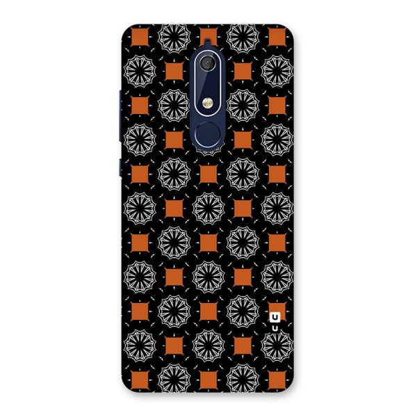 Decorative Wrapping Pattern Back Case for Nokia 5.1