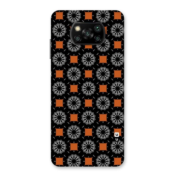Decorative Wrapping Pattern Back Case for Poco X3