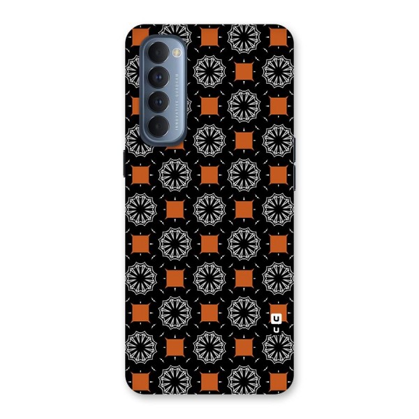 Decorative Wrapping Pattern Back Case for Reno4 Pro