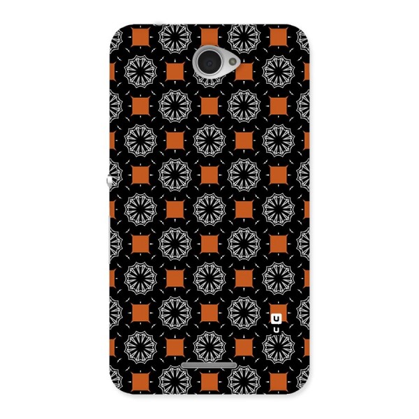 Decorative Wrapping Pattern Back Case for Sony Xperia E4