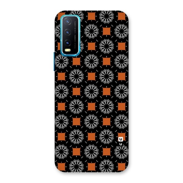 Decorative Wrapping Pattern Back Case for Vivo Y12s