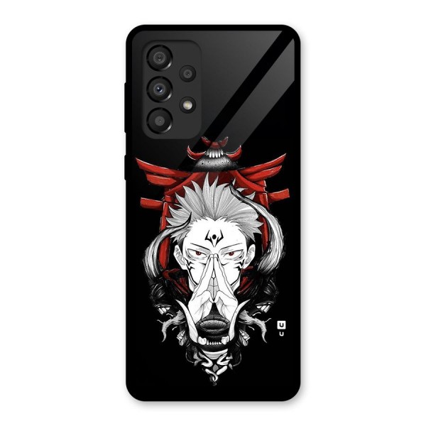Demon King Sukuna Glass Back Case for Galaxy A33 5G